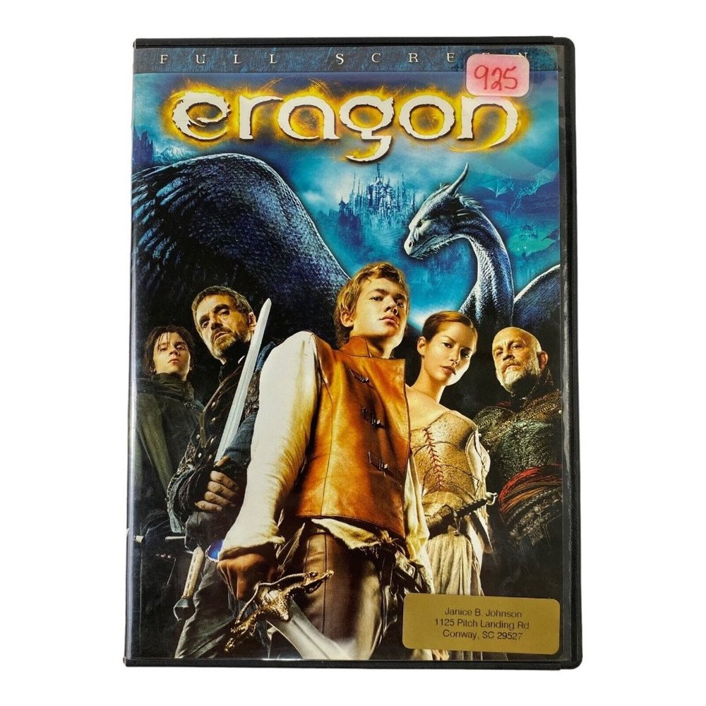 Eragon (DVD, 2006) Fantasy, Adventure, Jeremy‎ Irons, Ed Speleers